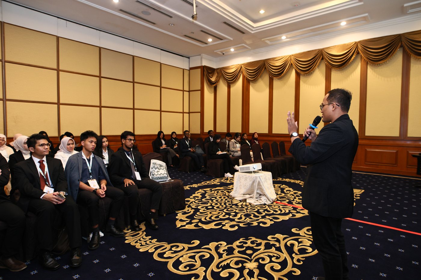 Institutional training cohort during a Hae Academy session in Malaysia